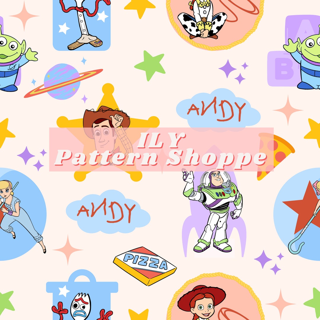 Magical Toys Seamless File, Fairytale Fabric, Kids Fabric, Magical ...