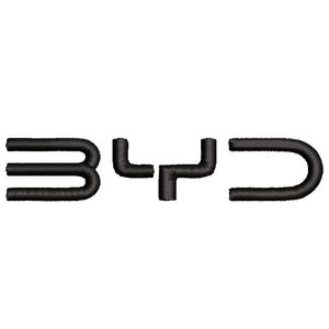May include: Black embroidered logo with the text "BYD" in a stylized font.