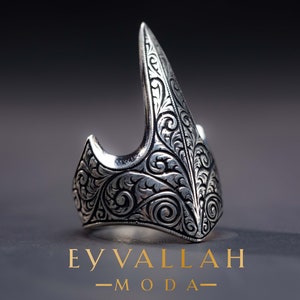 Archery Lover&#39;s Sterling Silver Thumb Ring, Gracefully Functional & Stylish