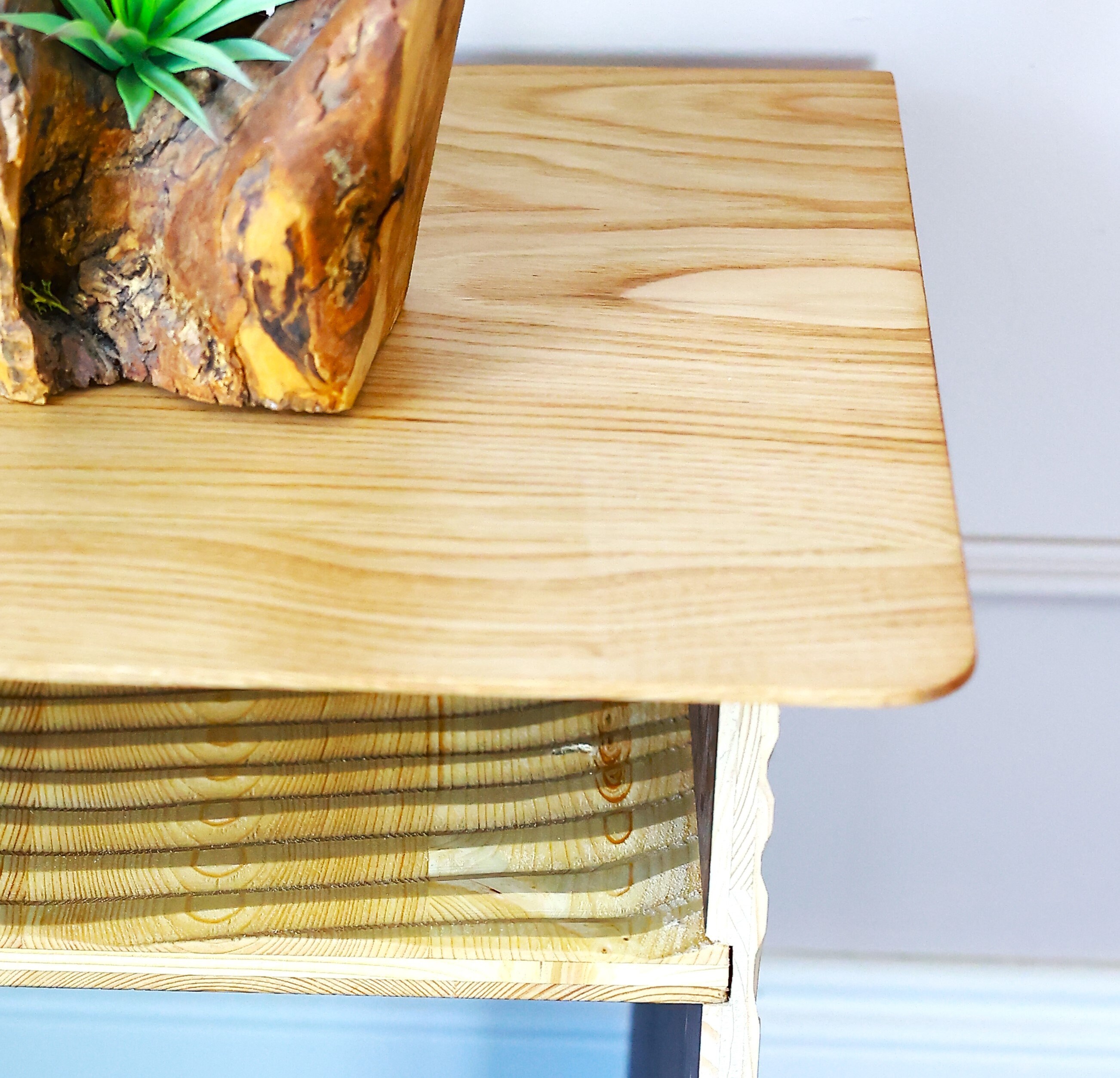 Wooden Portable Bedside Table Wooden Nightstand Modern Bedside Table Etsy