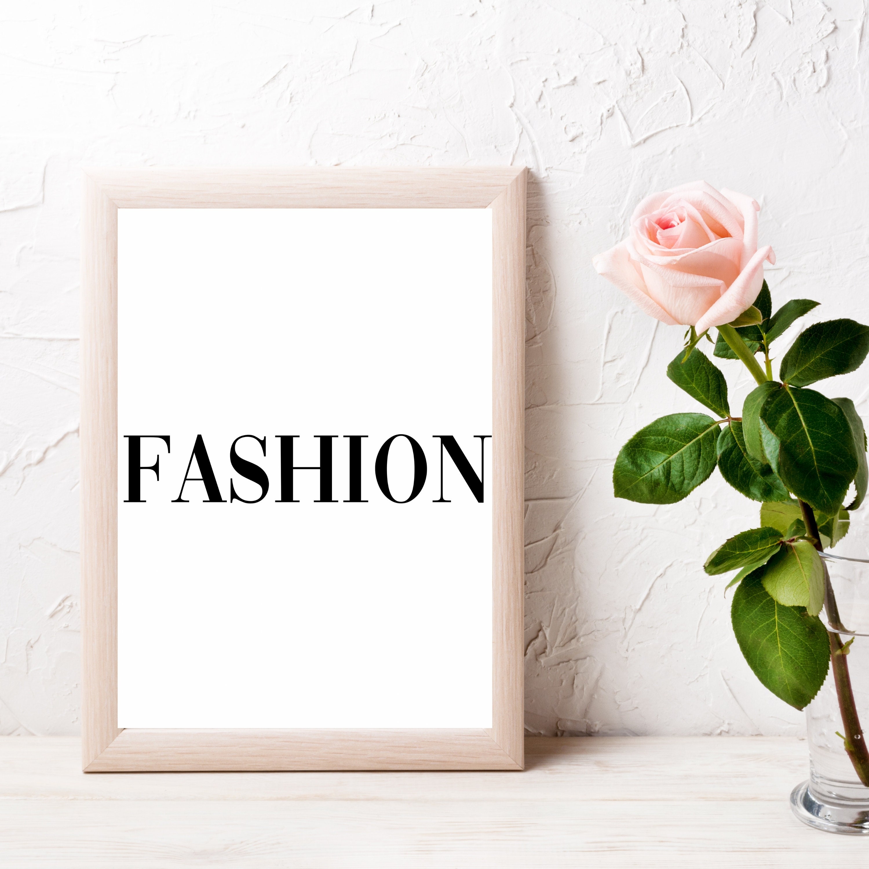 Fashion, Quote, Wall Art, Printable, Instant Download, Fashion Print