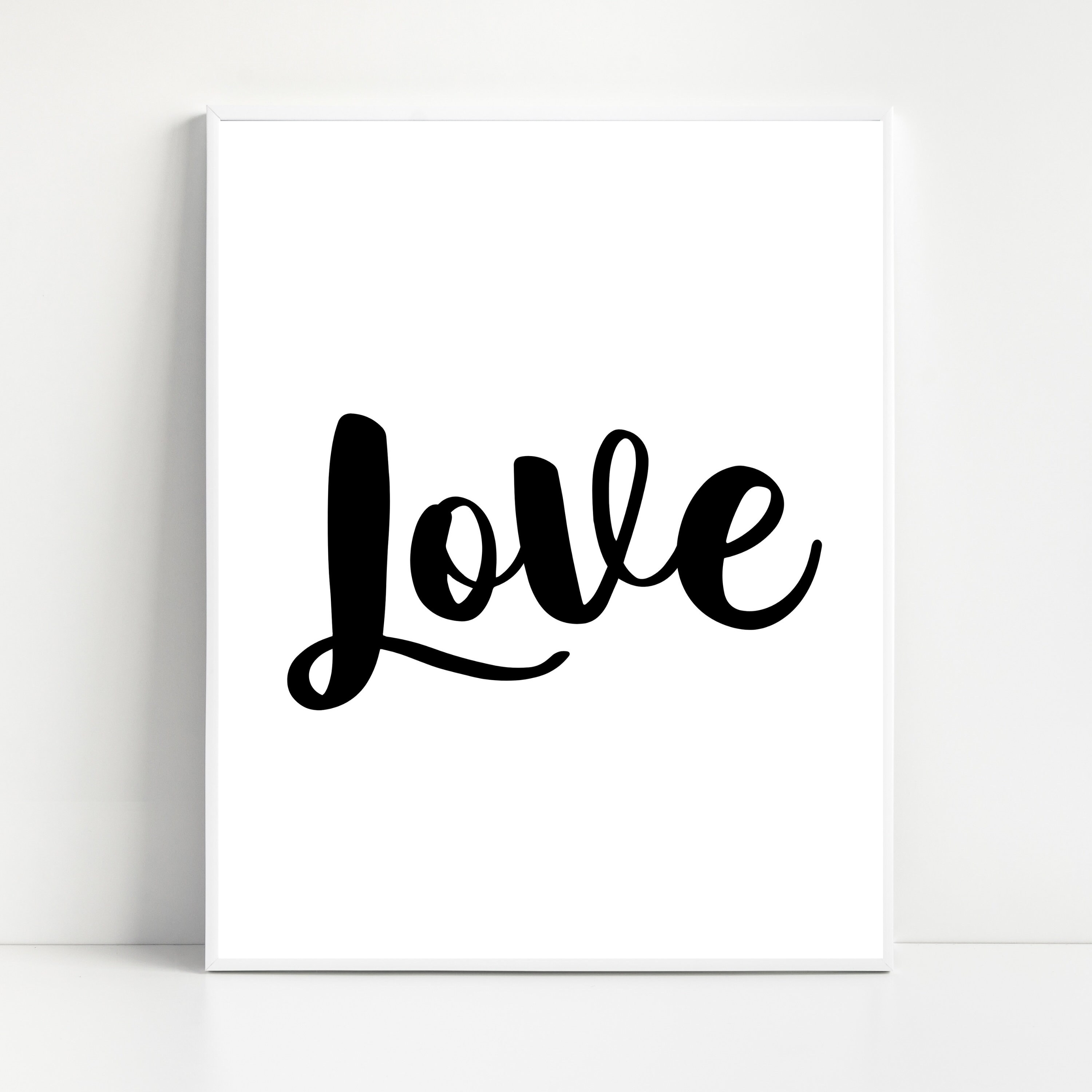 Love, Wall Art Quote, Printable, Instant Download, Home Decor, Modern