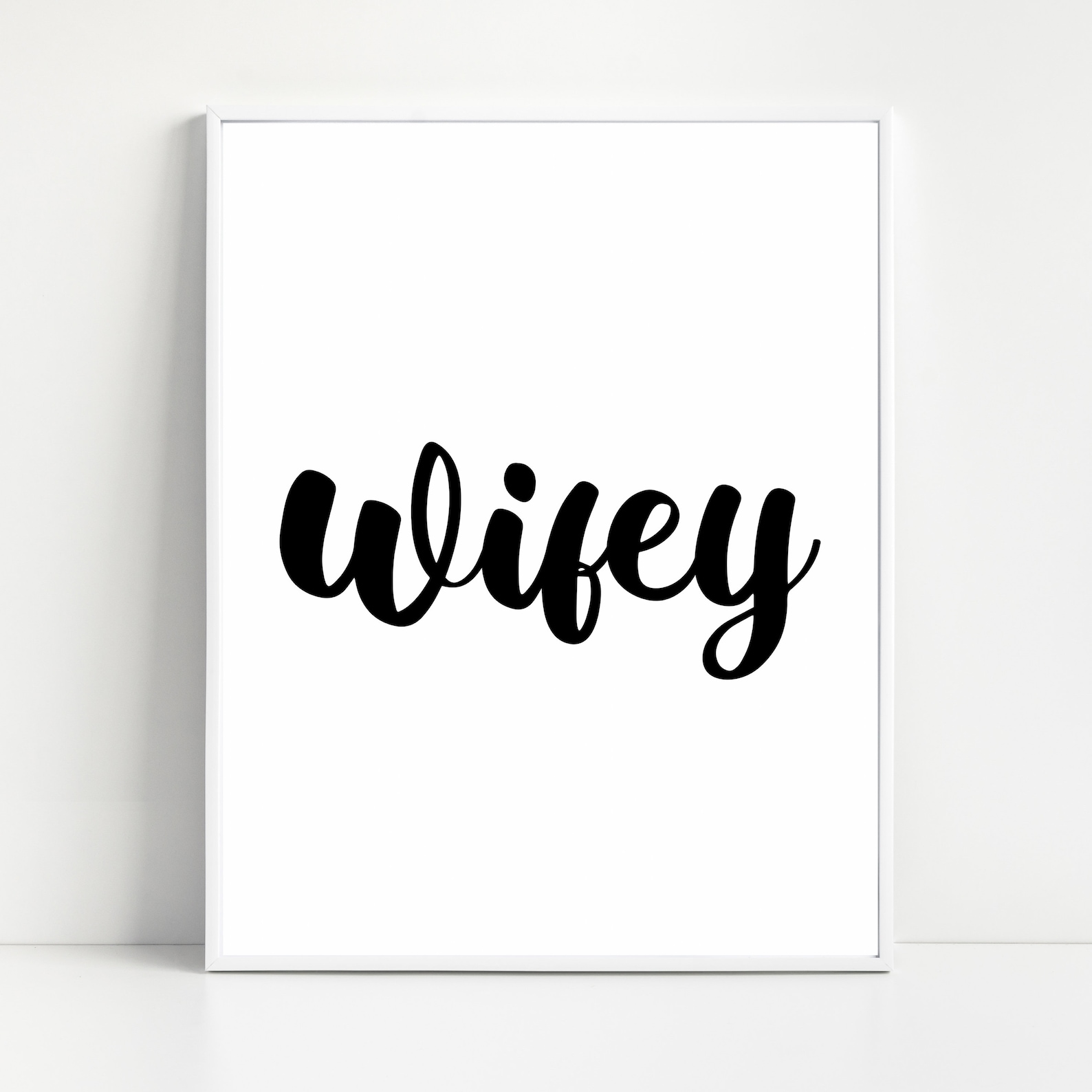 Wifey, Wall Art, Printable, Quote, Gift for Her, Instant Download ...