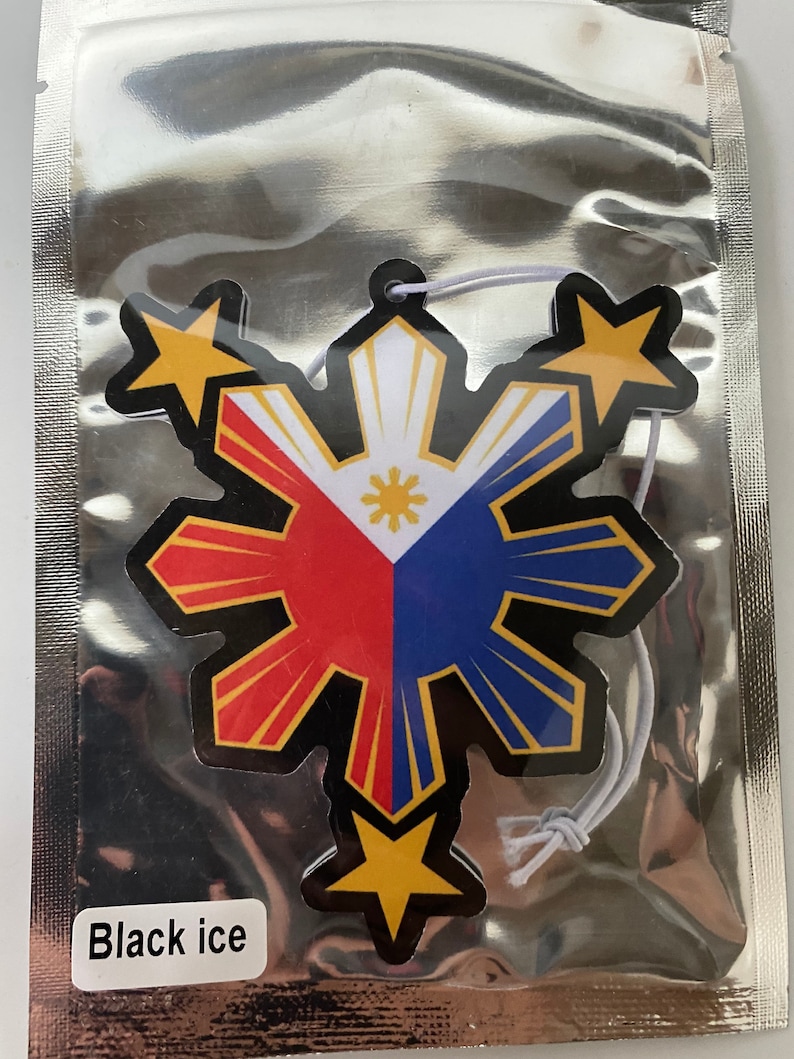 Philippine Flag Inspired Car Air Freshener Etsy UK