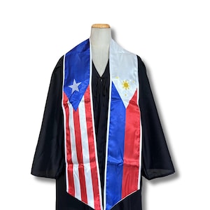 Philippines/ Puerto Rican Graduation Stole/Sash