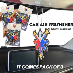 Philippine Flag inspired Car Air Freshener