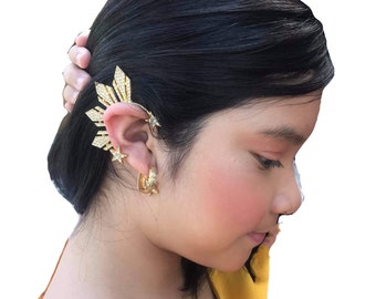 Ms. Universe Catriona Gray Inspired 3 star and the sun Ear Cuff