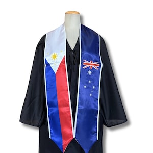 Philippines/ Australia Graduation Stole/Sash