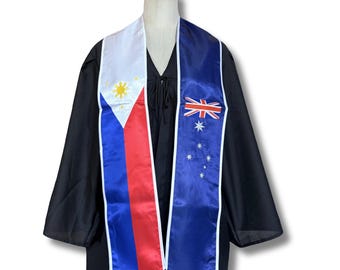 Philippines/ Australia Graduation Stole/Sash
