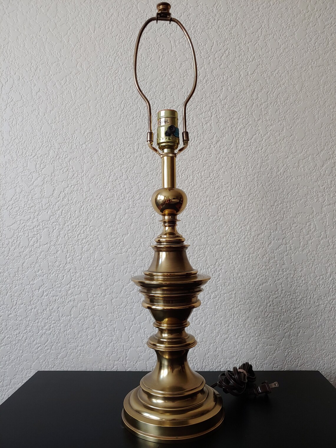 Vintage Brass Table Lamp Stiffel Brass Table Lamp 1970s. Etsy