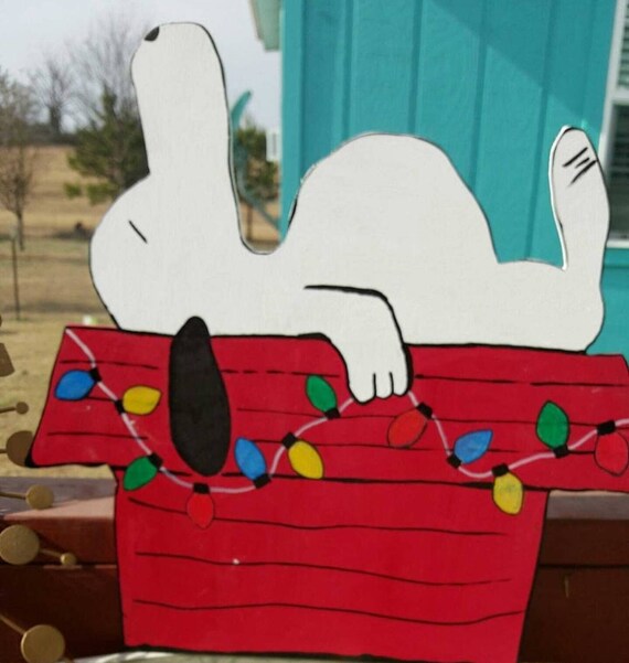Snoopy christmas door decor Clearance