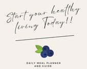 Nutrition Guide Template and Meal Options for Breakfast Lunch and Dinner