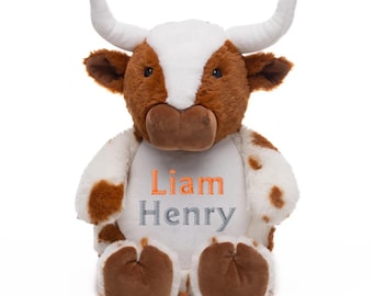 Personalized Plush Stuffed Animal ~ Embroidered Name Keepsake ~ Baby Shower ~ Birthday