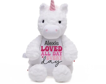 Personalized Valentines Day Stuffed Animals ~ Keepsake Gift ~ Love Season ~ Custom