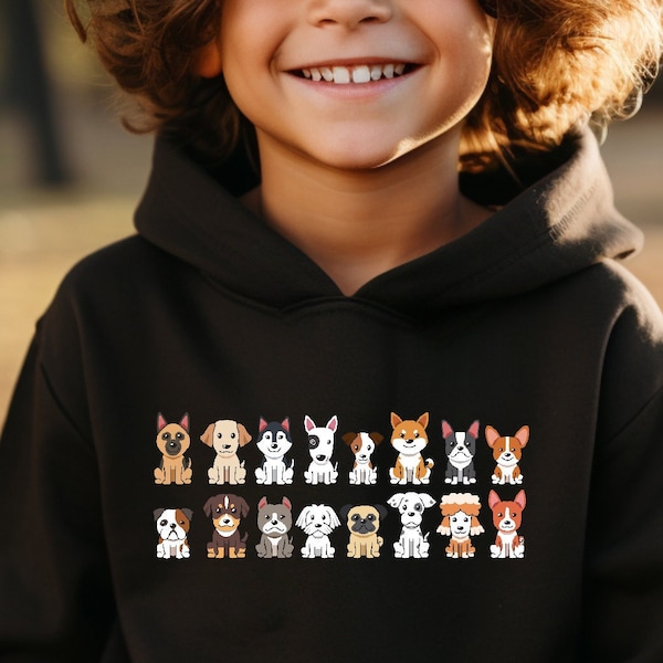 Dog Lover Animal Sweatshirt, Puppy Hoodie, Dog sweater, Animal lover hoodie, Youth Sweatshirt, Toddler Sweater, Christmas Sweatshirt