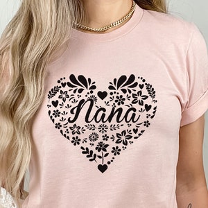 Custom Nana Tshirt, Mom Gift Tee, Mom Gift Tshirt, Mothers Day, Mothers Day Tee, Gift for mom, Nana Love Tee, Mothers Day Tee, Gift for Nana