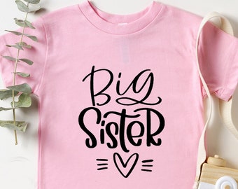 Big sister shirt, Big sister t-shirt, Big sister t-shirt, Big sis, Big sister tshirt, Baby announcement, Gift for sister, Gift for her