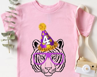 Tiger Birthday shirt, Tiger birthday party, Tiger shirt, Custom Farm Birthday Tee, Safari Birthday Girl Tee, Zoo lover tshirt, Animal shirt