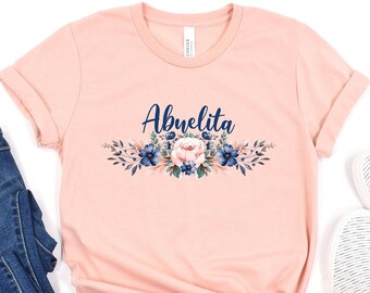 Abuelita Shirt, Grandma Gift, Best Abuelita tshirt, Abuela Shirt, Gift for Abuela, Mothers Day shirt, Pregnancy Announcement Grandparents