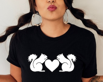 The Squirrel Tshirt, Whisperer Shirt, Squirrel Shirt, Squirrel lover T-Shirt, Animal Lover Shirt, Squirrel Lover Gift, Gift for her