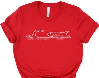 Shark Shirt, Shark Floral Shirt, Cute Shark Shirt, Shark Gifts, Shark Lover Gift Tee, Summer Shirt, Unisex shirt, Gift for her, Gift for him