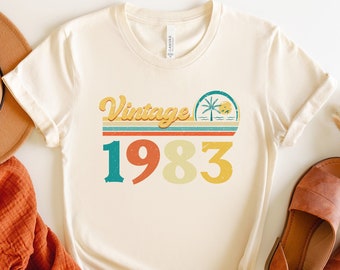 1983 Vintage Shirt, 1983 Birthday Shirt, 41th Birthday Gift, 41th Birthday Gift Shirt, 1983 Vintage Tee, 1983 Retro Shirt, Gift for him