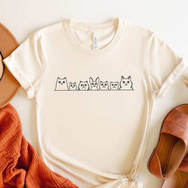 Cat Lover Shirt, Easily Distracted by Cats Shirt, Cat Person Shirt, Cat T-shirt, Cat Shirt, Cat Lover Gift, Cat Mom Shirt, Cat Owner Shirt