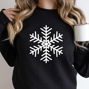 Snowflake Shirt, Christmas Shirts, Long Sleeve Christmas Shirt, Distressed Snowflake Shirt, Winter Shirts, Snowflake Christmas Shirt