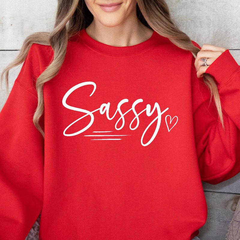 Sassy Attitude Sweatshirt for Effortless Style