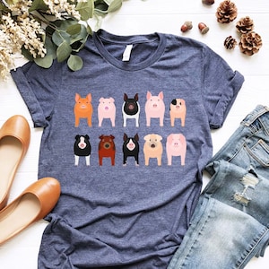 Cute Pigs Shirt, Pig Shirt, Graphic tees for women, Animal Lover Shirt, Pig Gifts Shirts, Animal t shirt, Pig gifts shirt, Graphic Tees