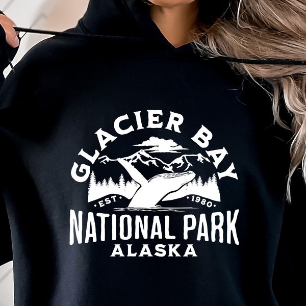 Glacier Bay National Park Hoodie, Glacier Sweatshirt, Family Vacation Hoodie, Glacier National Park Sweatshirt, Vintage Inspired Hoodie