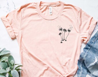 Wildflower Shirt, Sunflower Shirt, Flower Shirt, Plant Lady Shirt, Gift for Plant Lady, Plant Shirt, Gardener Shirt, Gardening Shirt