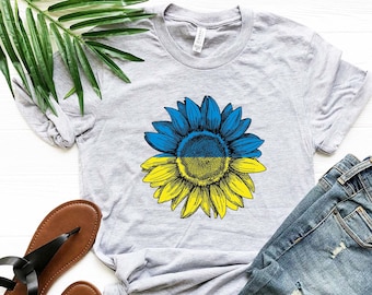 Ukraine shirt ,Sunflower shirt, Sunflower Ukraine, Distressed Sunflower Shirt, Ukrainian flag , Ukraine Strong shirt,