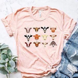 Cow Shirt, Cow T Shirt, Cow Kids Shirt, Farming Shirt, Farm Girl Shirt, Cow Lover Shirt, Floral Cow, Farm Shirt, Country T Shirt, Dairy Farm