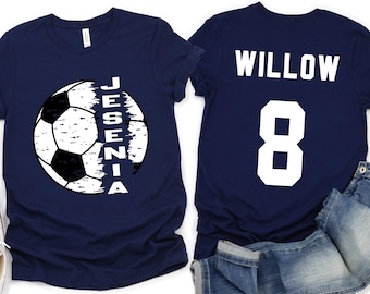 Personalized Soccer Shirts Custom Team Jerseys Matching Soccer Gifts Custom Soccer Player Shirt Soccer Team Gift Ideas