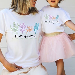 Nana&#39;s Girl  Toddler Girl Shirt Nana Shirts for Little Girls  Gigi&#39;s Girl Little Girl Shirts  Baby Girl Shirt Grandma&#39;s Girl