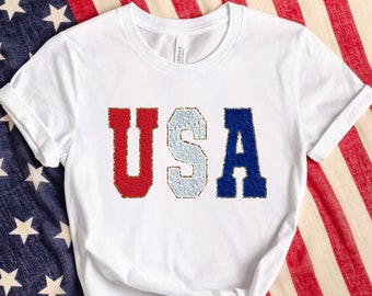 USA Flag Tshirt, Usa Tshirt, USA Flag Tee, 4th of July Shirt, Big USA Shirt, Patriot Shirt, Usa 4th of July Gift
