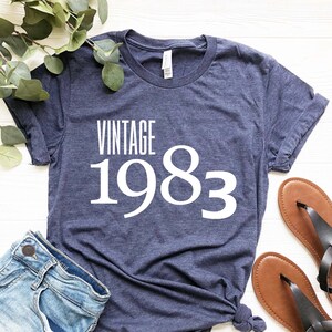 Vintage 1983 Retro Shirt, 40th Birthday, 40th Birthday Gift, 40th Birthday Party, 40th Birthday Shirt, 1983 T-Shirt