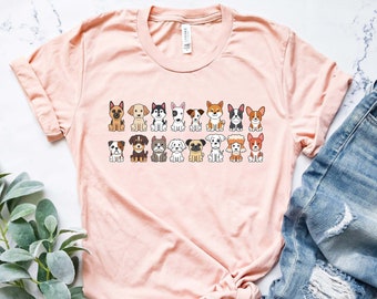 Dog Lover Animal Tshirt, Dog Owner Shirt, Gift For Dog Lover, Pet Lover Gift, Farm Animals Tee