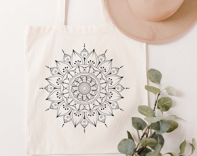 Mandala Quilted Tote Bag GFTONT1183 main image 0