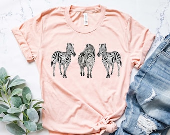 Zebra Shirt, Zebra Lovers Gift, Animal Lovers Shirt, Animal Lovers Gift, Equus Zebra Shirt, Grevy's Zebra Shirt, Safari Shirt