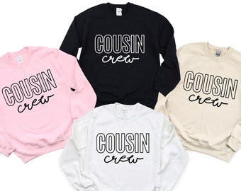 Cousin Crew Christmas Sweatshirt, Cousin Crew Party Matching Sweater, Cousins Christmas Holiday Hoodie, Family Cousin Gifts, Christmas Gifts