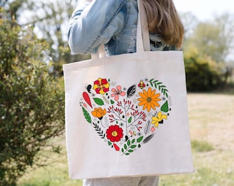 バッグ everyone nylon tote bag ABCD FLEURS Amazon.com: Women's Handbags Peach Flowers Floral Patterns