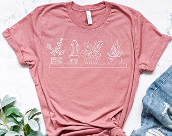 Plants Shirt, Funny Shirts for Plant Lovers, CRAZY PLANT LADY, Plant Hoarder Tee, Houseplant Lover T Shirt, Plant Collector T Shirts