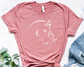 Horse Shirt, Horse Lover Tee, Horse Girl Shirt, gift for Mother, Horse Lover Tees, Horse Lover Gift, Love Horses Shirt, gift for women
