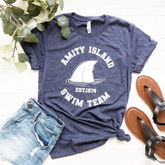 Amity Island Swim Team Shirt Amity 