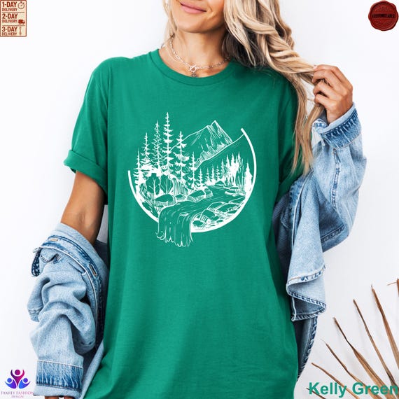 Mountains Tee T-Shirt, Hiking Shirt, Mountain Shirt, Mountains Shirt, Camping Shirt, Nature Shirt, Mountains Calling