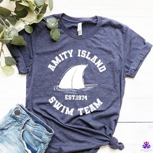 Amity Island Swim Team Shirt, Amity Island Swim Team Tshirt, Amity Island Swim Team Tee, Amity Island