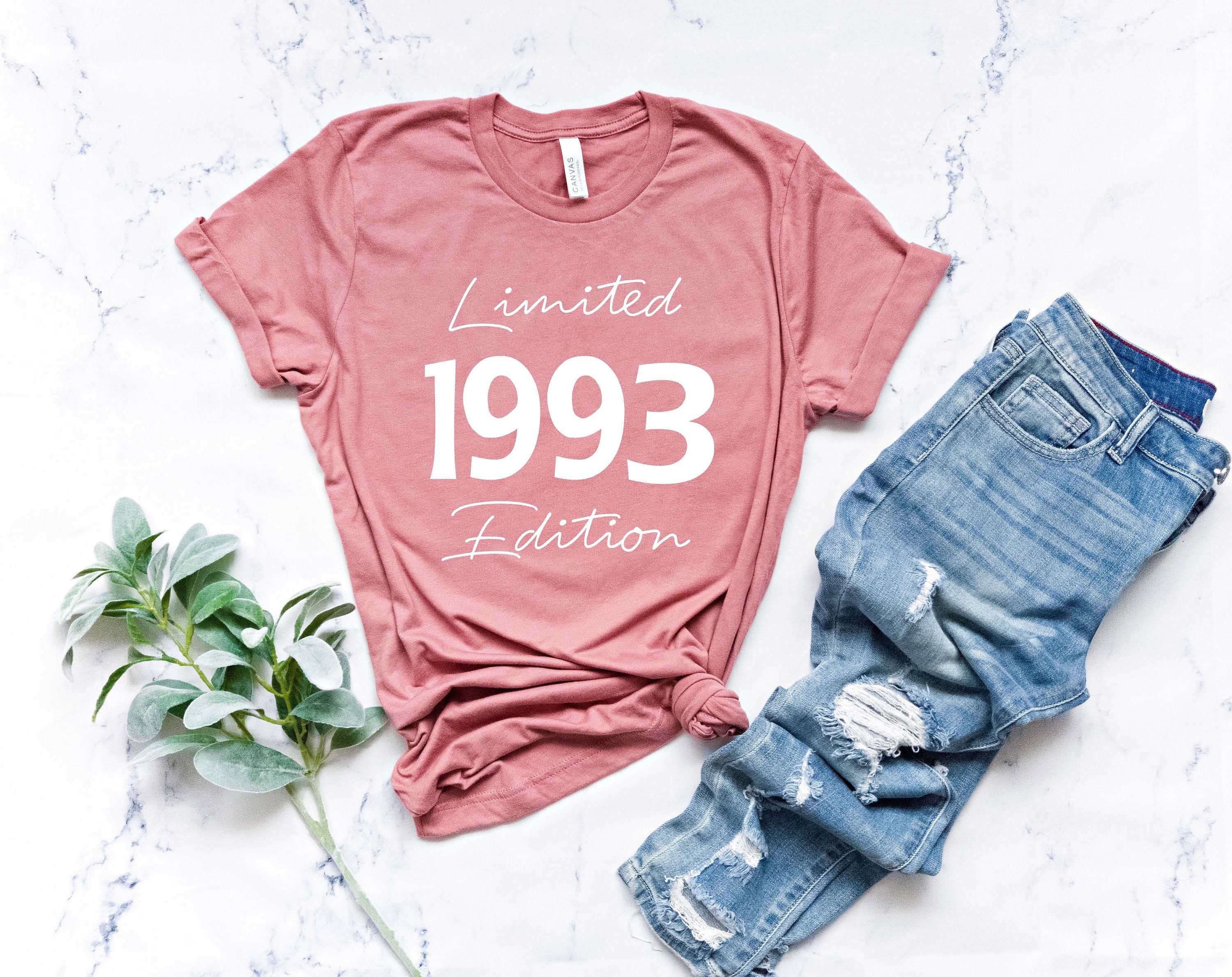 1993 Birthday T-Shirt, 30th Birthday Shirt, Birthday Party T-Shirts, Gift For Her