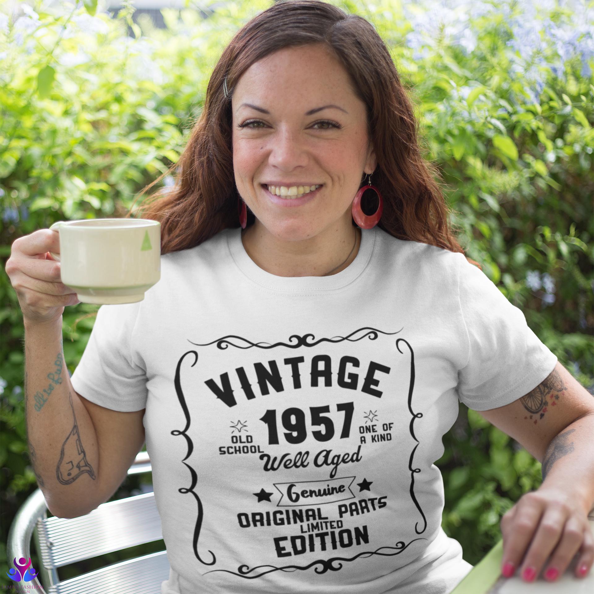 68th Birthday Shirt Vintage 1957 T-shirt for Father's Day Gift for